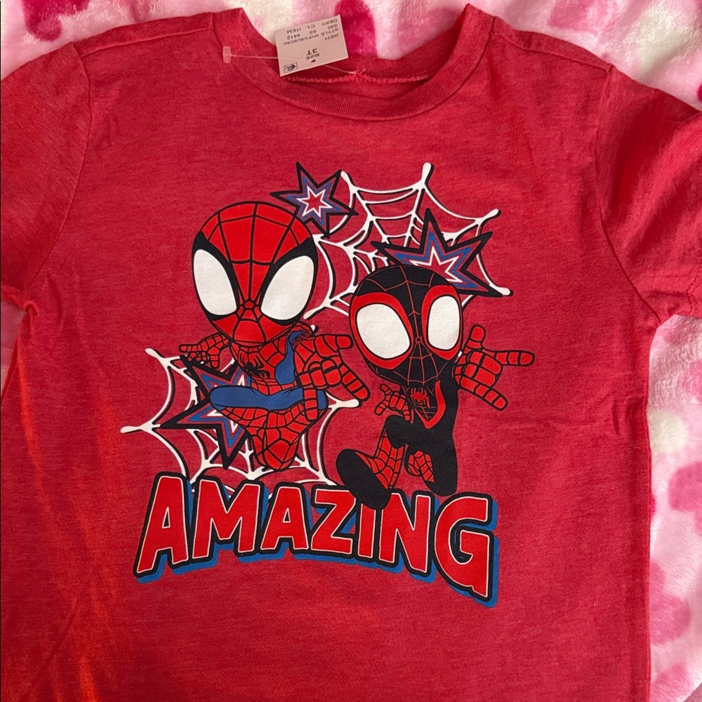 Marvel Spidey and Friends Red Tee